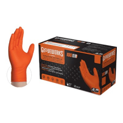 1652-Ammex Gloveworks 8 mil Nitrile Powder Free Gloves